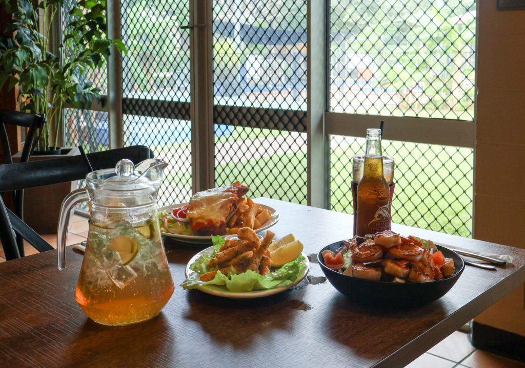 Restaurant food